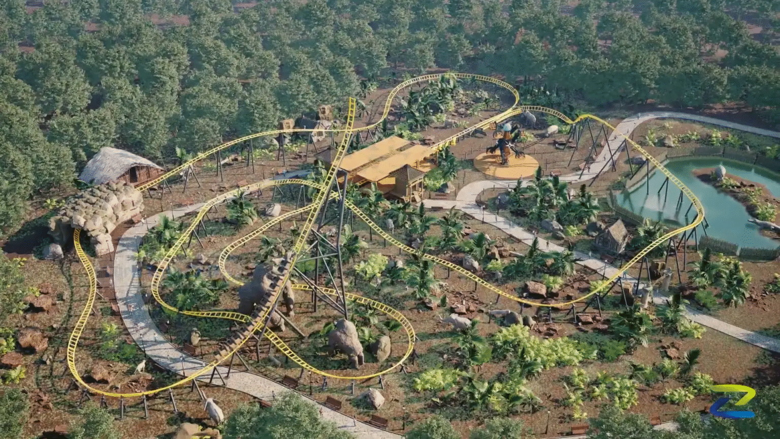 Naruto arrive au Parc Spirou en 2026 avec un coaster propulsé unique en ...