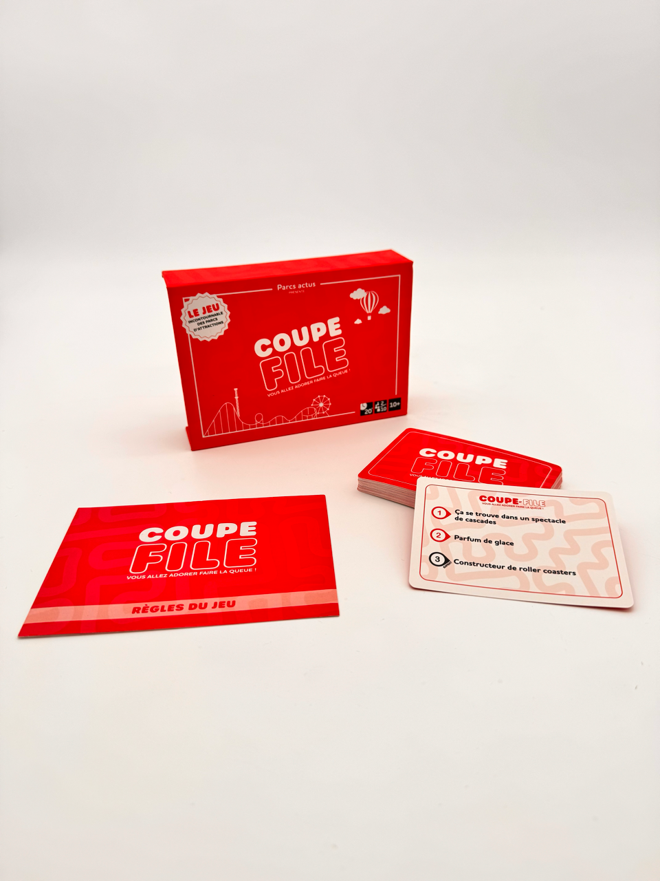 Coupe-File, le jeu de société des files d’attente - Parcs Actus - Actualite des parcs d'attractions Coupe-File, le jeu de société des files d'attente
